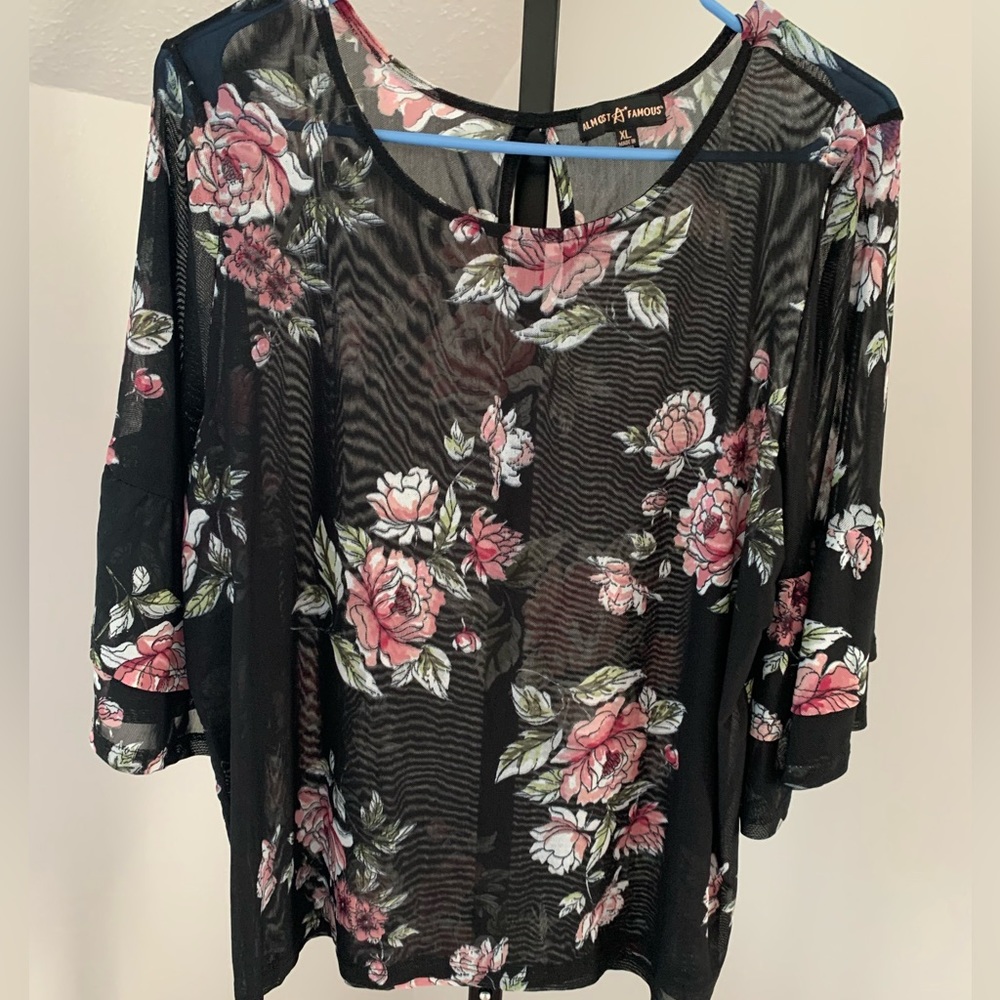 Almost Famous Sheer Top
